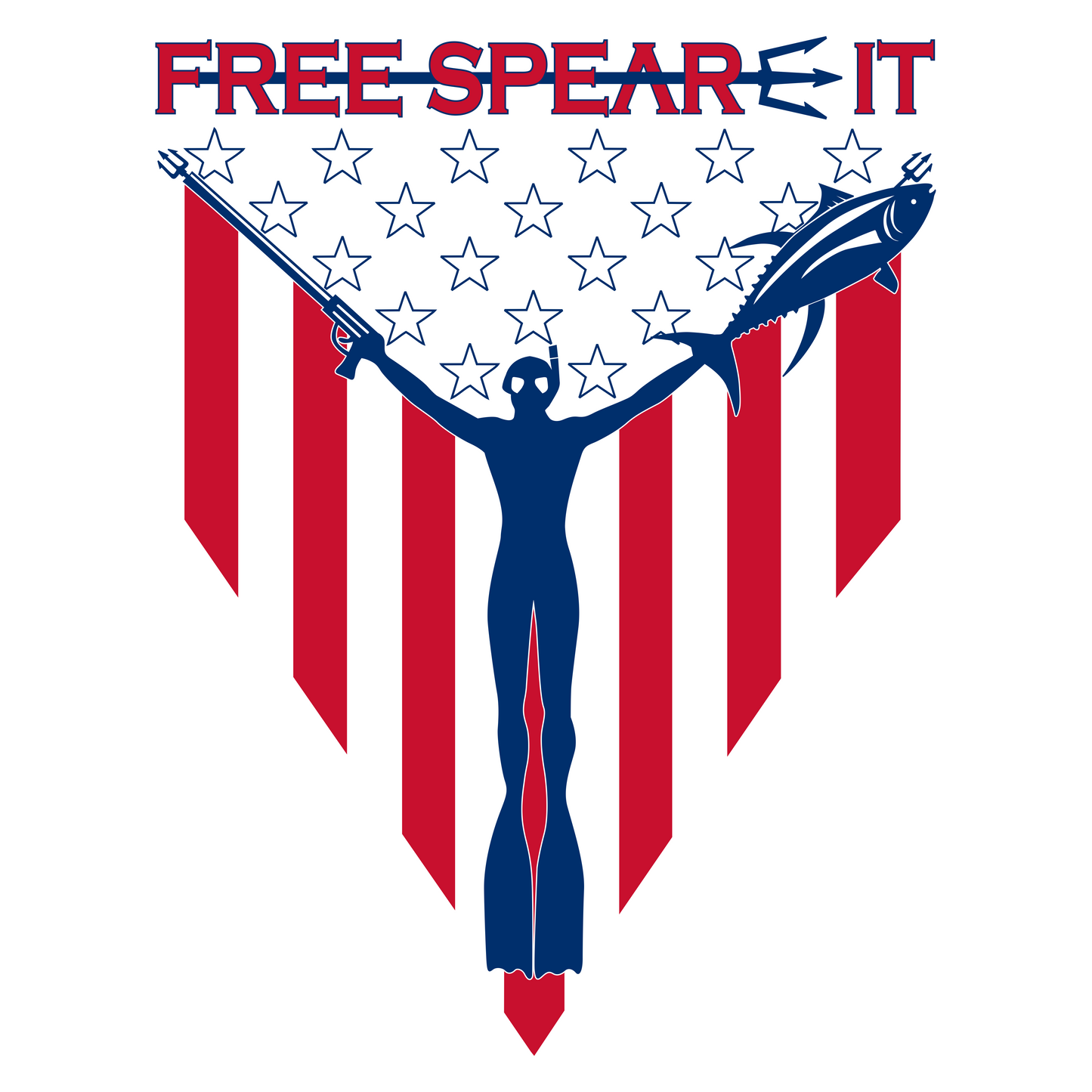 Spear-It of Freedom Long-Sleeve UPF 50+ Solar Shirt
