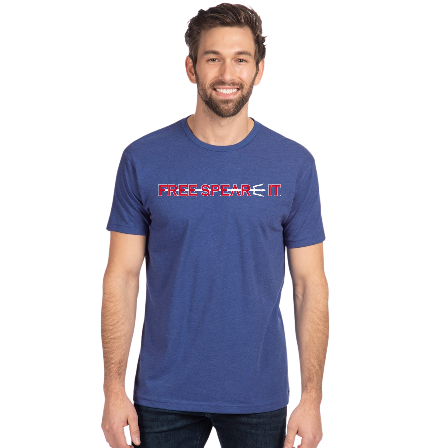Spear-It of Freedom Short-Sleeve T-Shirt ~ Royal Blue
