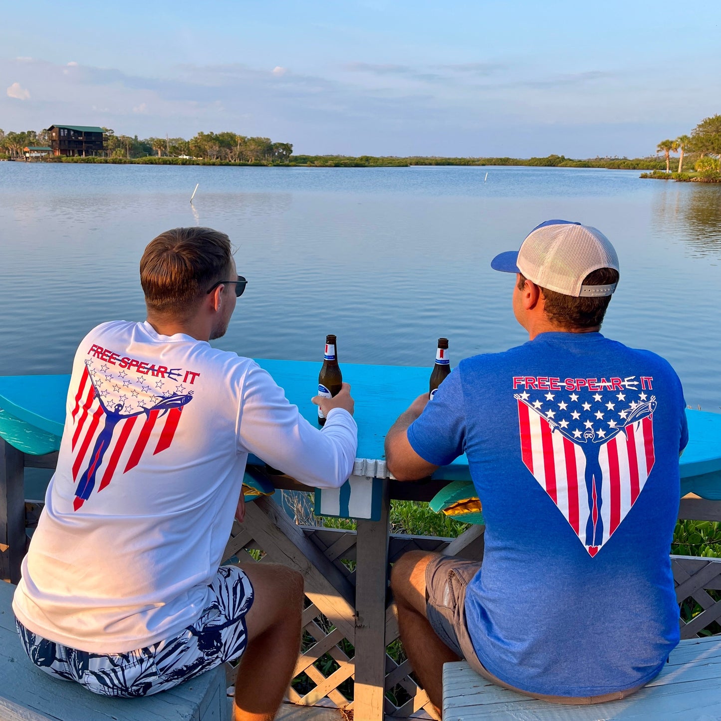 Spear-It of Freedom Short-Sleeve T-Shirt ~ Royal Blue