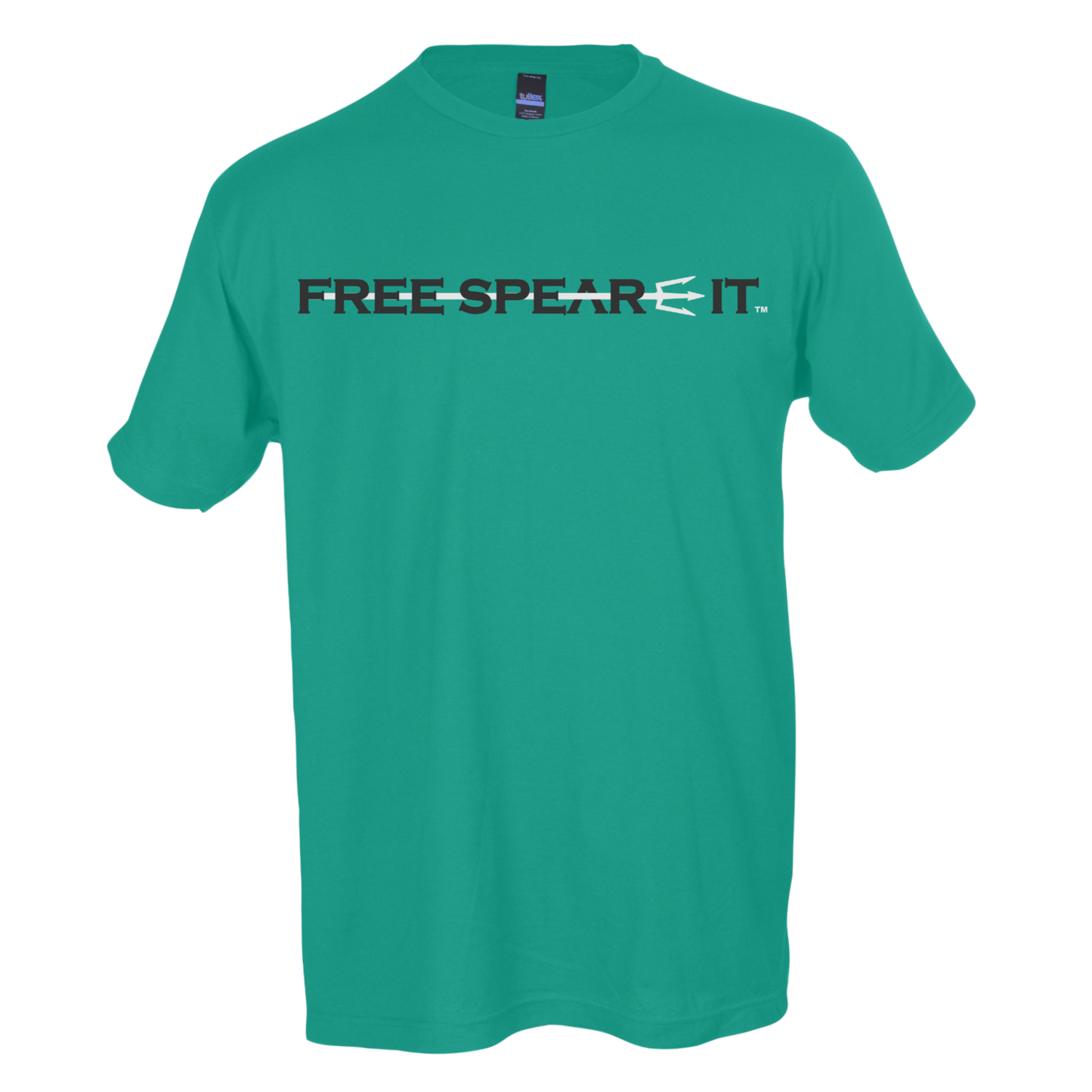 Free Spear-It Short-Sleeve T-Shirt ~ Aqua