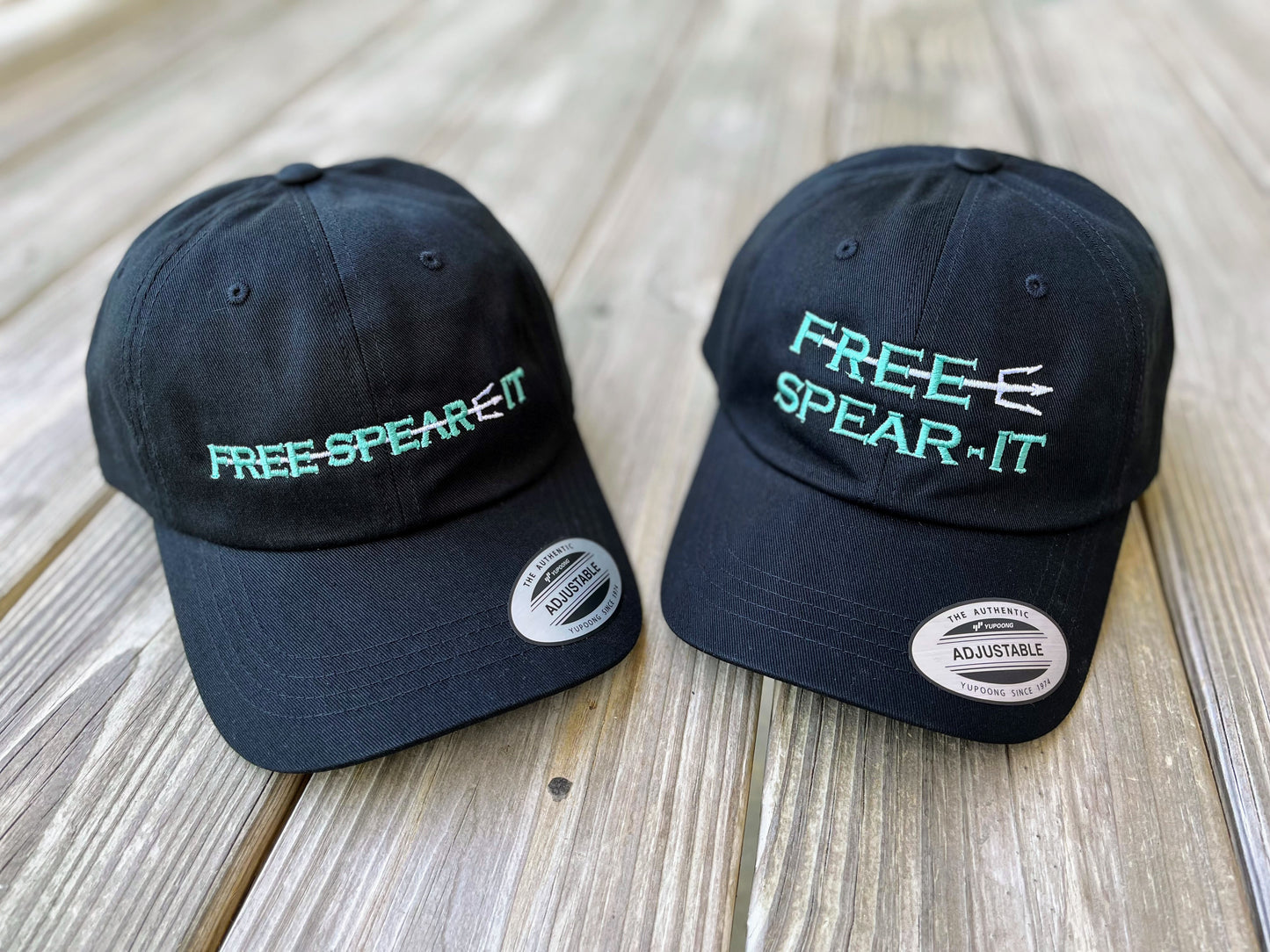 Free Spear-It Embroidered Dad Hat - Black