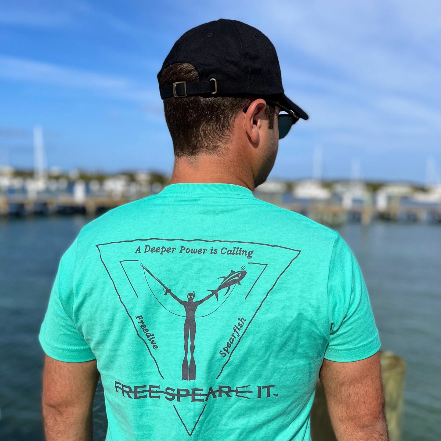 Free Spear-It Embroidered Dad Hat - Black