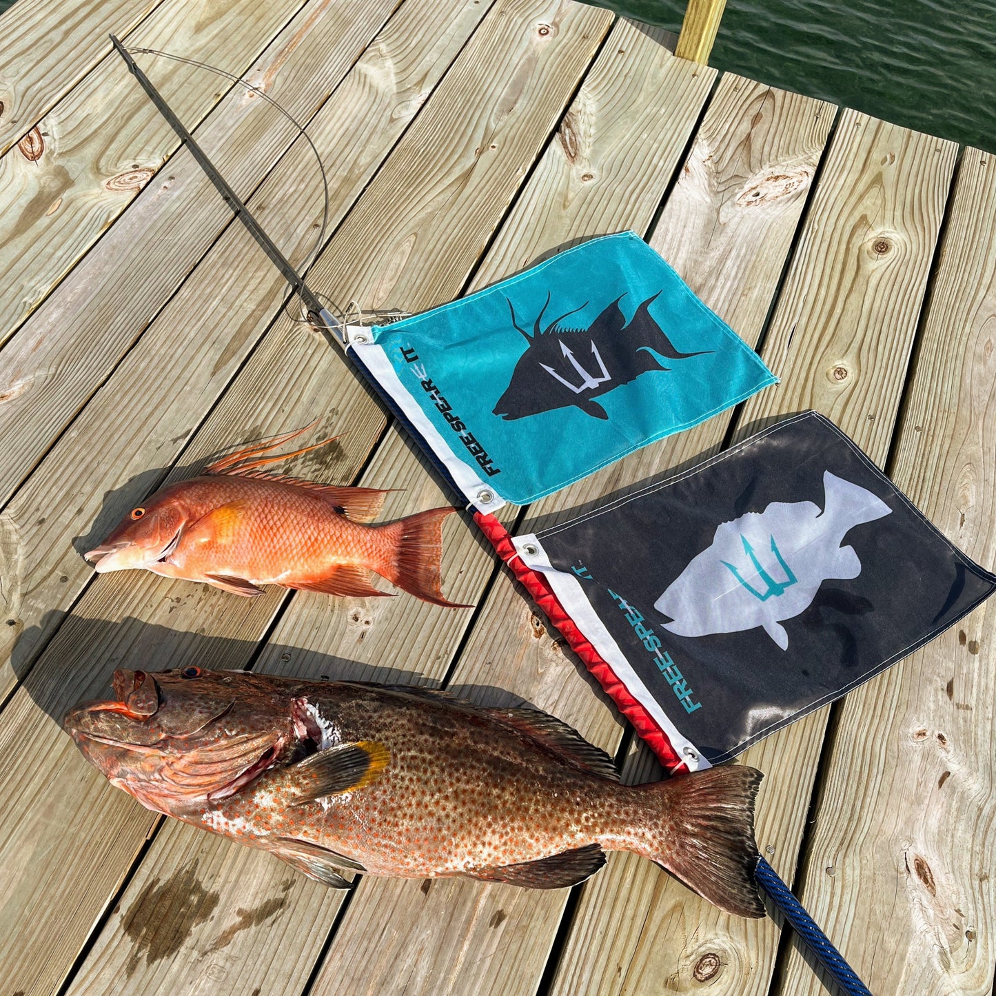 Spearfishing Catch Flags